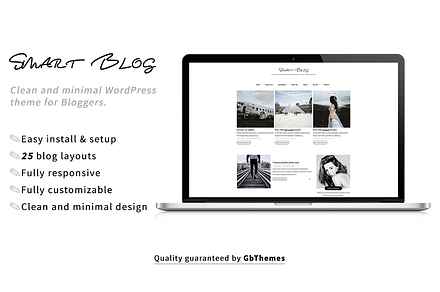 SmartBlog - WordPress Theme for Blog