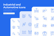 Digital Industry & Automotive Bundle, an Outline Icon by Creative Stall (Thumbnail 1 of 10)