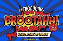 Brootahh Comic Typeface