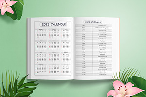 Editable Happiness Calendar 2023