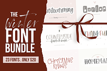 Winter Handwritten Font Bundle
