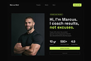 MarcusReid Personal Trainer Template, a Landing Page Template by vatesdesign (Thumbnail 4 of 4)