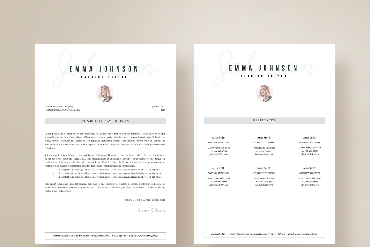Resume Template 1 page | Amsterdam, a Resume Template by Resume Angels (Photo 4 of 9)