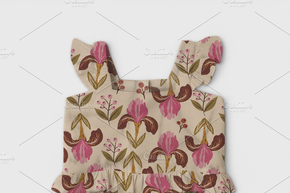 Baby Girl Ruffle Romper Mockup, a Shirt Mockup by Nora Gad (Photo 18 of 21)