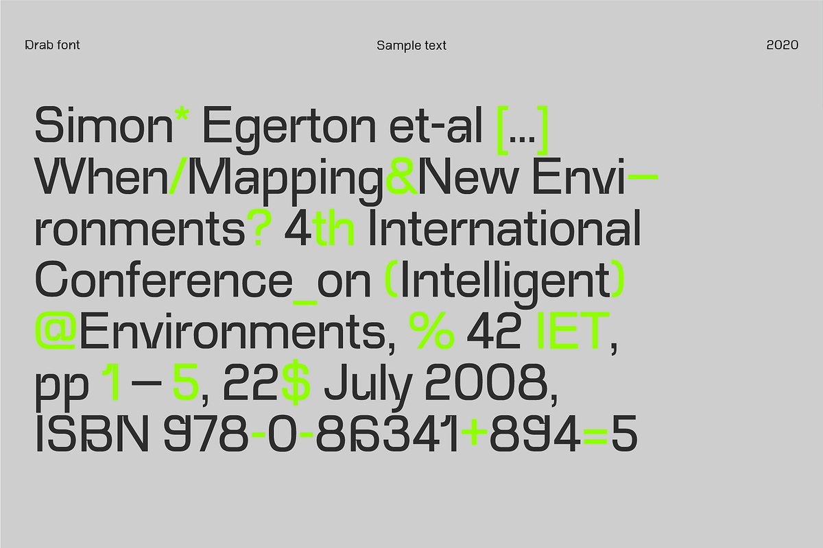 Drab — modern grotesk font, a Sans Serif Font by Viktor Pesotsky | Fonts (Photo 13 of 18)