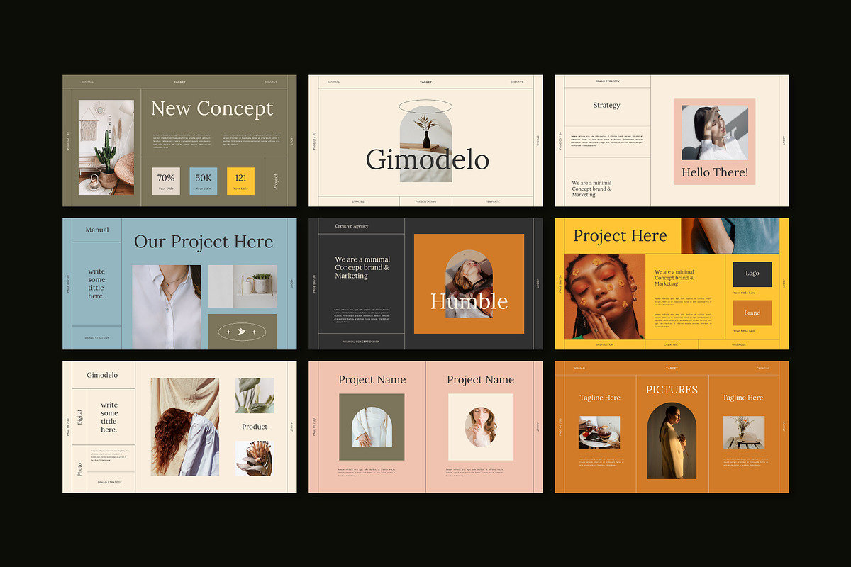 Gimodelo Brand - PowerPoint, a Presentation Template by Twntysix (Photo 7 of 9)