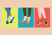 Socks, Heels, And Flats, a Person Illustration by svetlana.belaia (Thumbnail 7 of 10)
