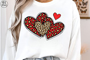 Leopard Plaid Hearts Png, an Illustration by Libby Wishes (Thumbnail 1 of 7)