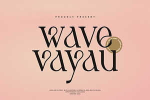 Wave Vayau Display Serif Font