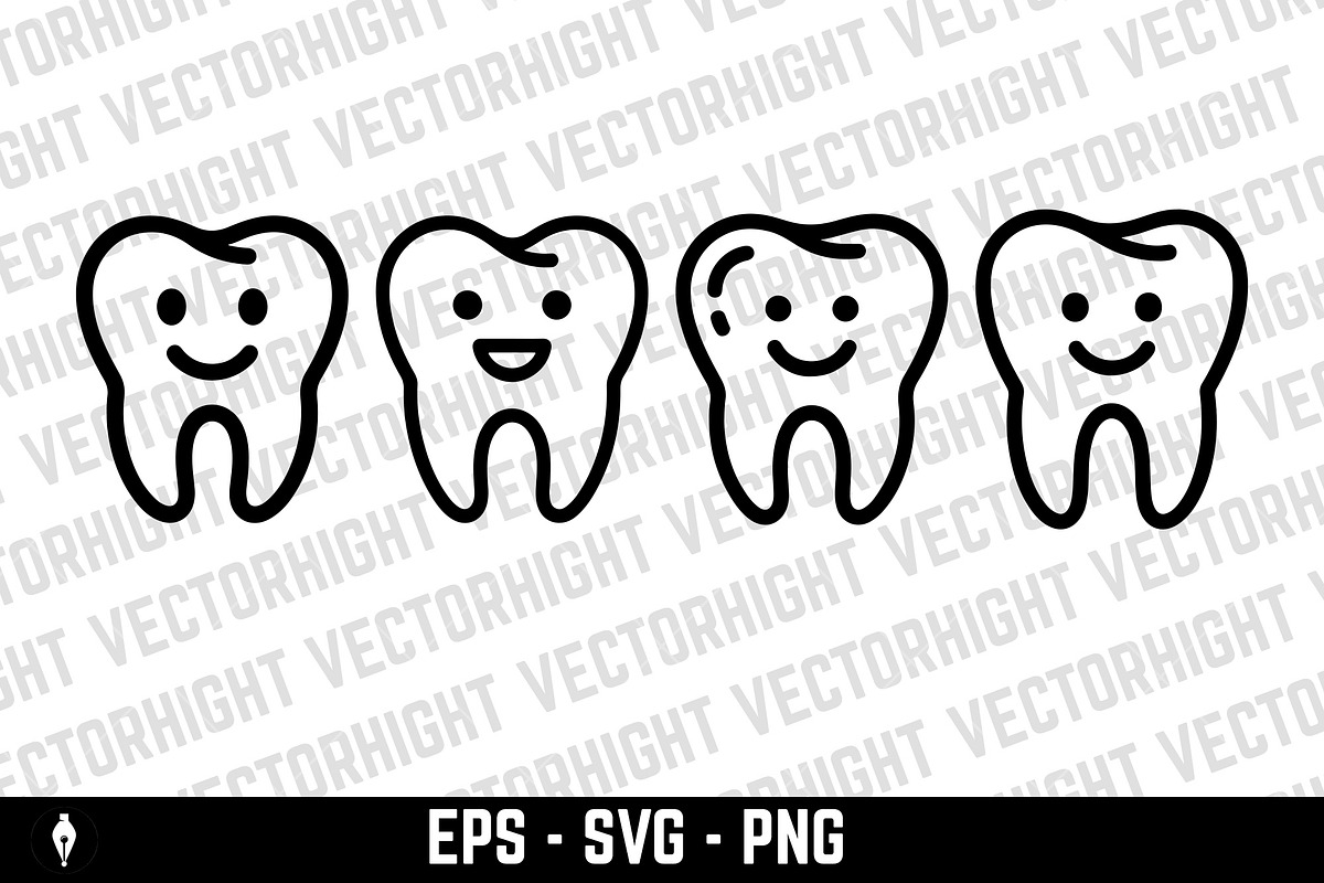 Molar tooth, an Object Illustration by Vectorhight (Photo 1 of 3)