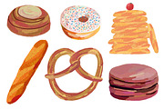 Bakery Products/Dessert Set, a Food Illustration by Anny (Thumbnail 4 of 10)