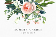 SALE! Summer garden - floral graphic, an Illustration by Youksy (Thumbnail 10 of 24)