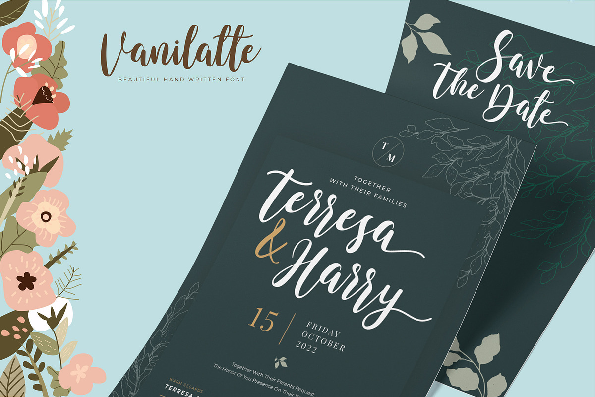 Vanilatte - Beatiful Hand Written, a Script Font by Almarkhatype (Photo 4 of 8)