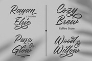 Rainylock - Handwritten Script, a Script Font by Arterfak Project (Thumbnail 13 of 13)