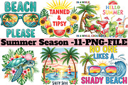 Summer Season Sublimation Quotes, an Illustration by DreamArtGraphic (Thumbnail 1 of 5)