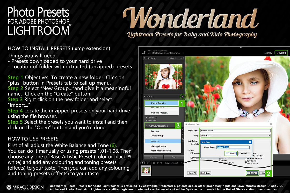 Presets for Lightroom / Wonderland, an Action Add-On by Miracle_Design (Photo 23 of 23)