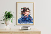Chinoiserie Christmas Clipart, an Illustration by Libby Wishes (Thumbnail 7 of 7)