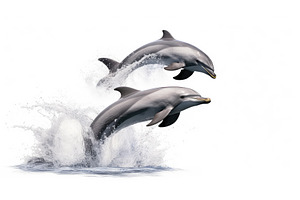 Synchronized dolphins photo, an Animal Photo by Aimagenarium@gmail.com