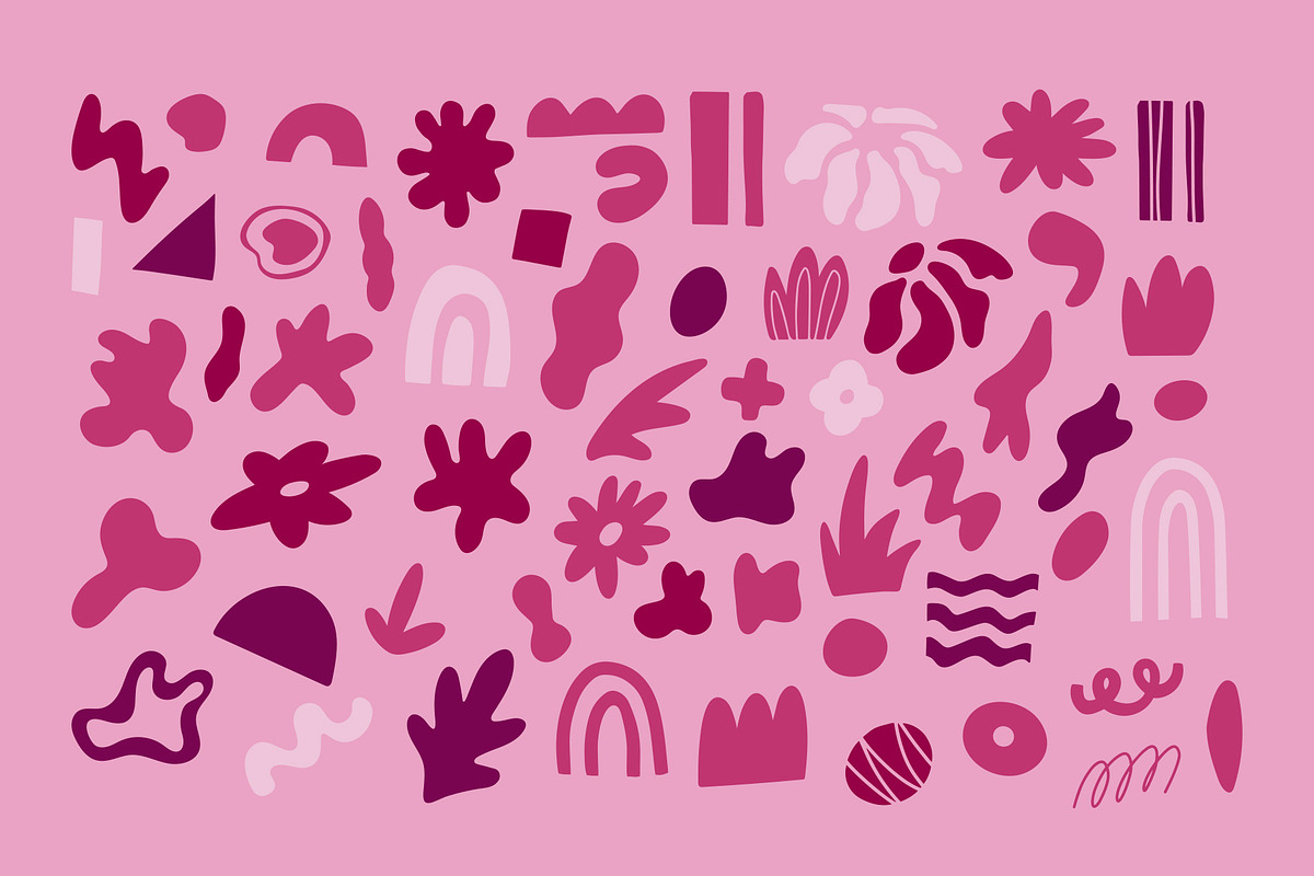 Abstract shapes vector collection, a Decorative Illustration by Nadezhda Mikhailova (Photo 3 of 18)