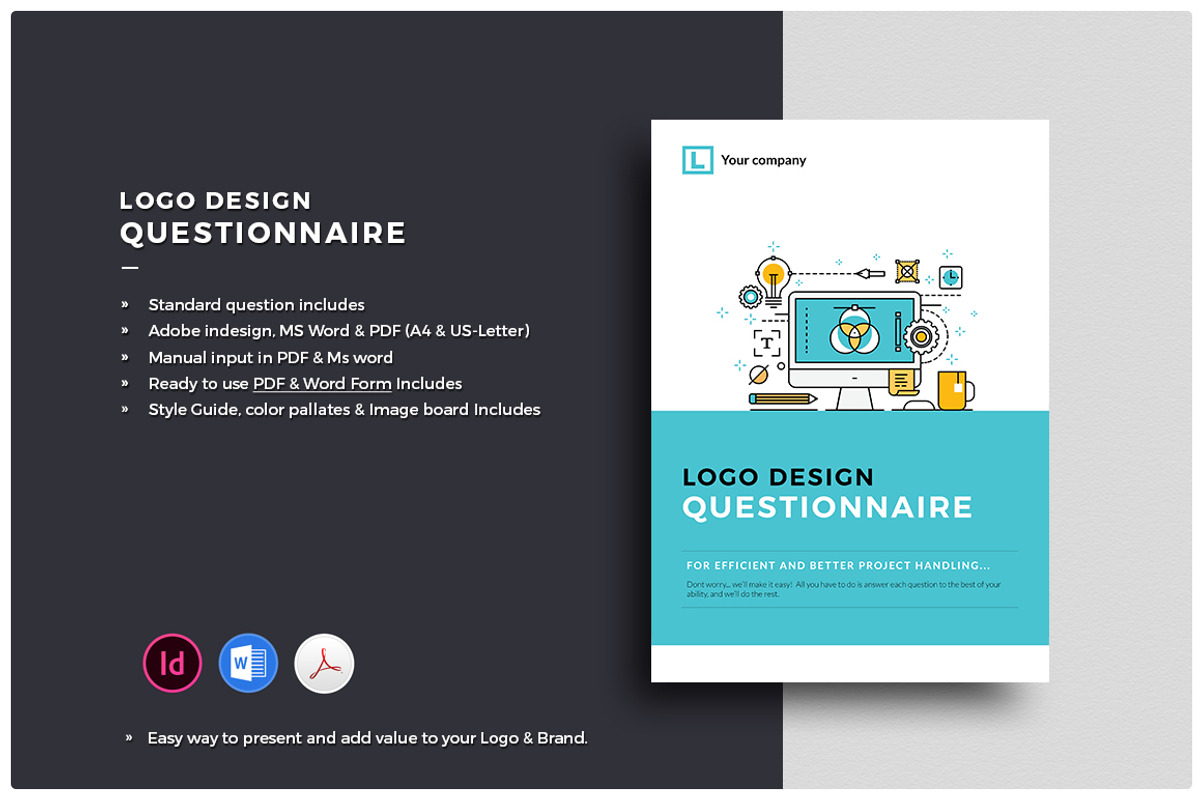 Logo design questionnaire styleguide, a Brochure Template by GraphicsEgg (Photo 1 of 6)