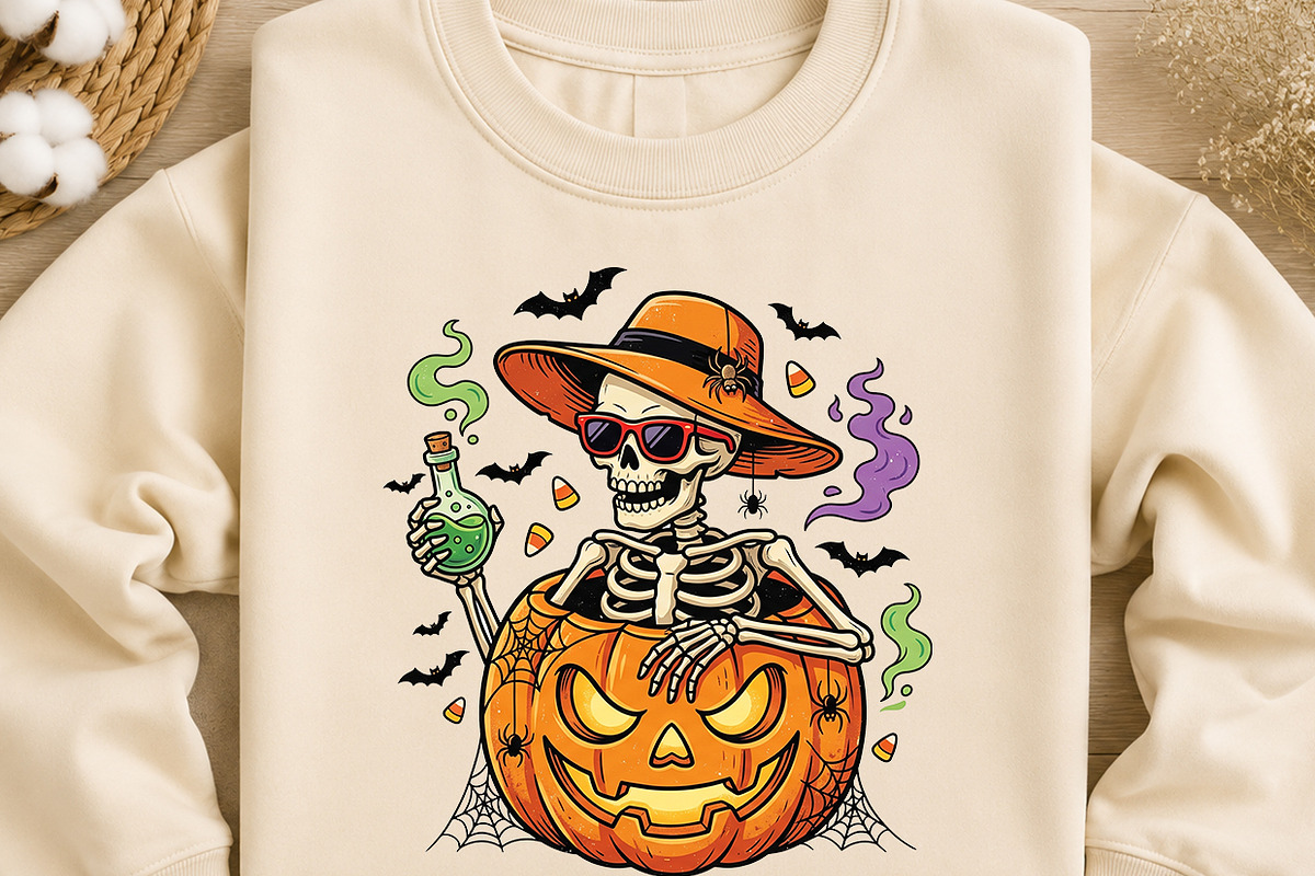 Halloween Spooky Quotes PNG Bundle, a Seasonal Illustration by crative8112 (Photo 6 of 11)