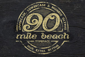 90 Mile Beach, a Font by Alphabet Agency