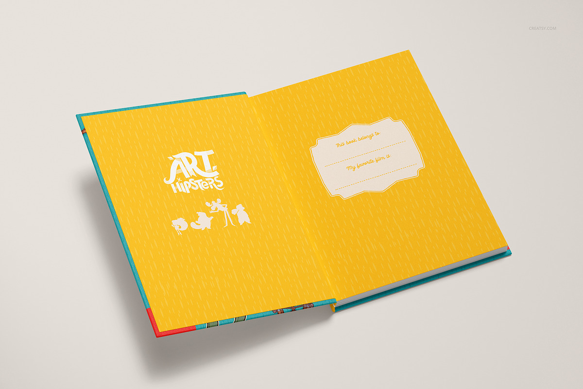 Buckram Hardcover Book Mockup, a Books & Magazine Mockup by creatsy5 (Photo 9 of 23)