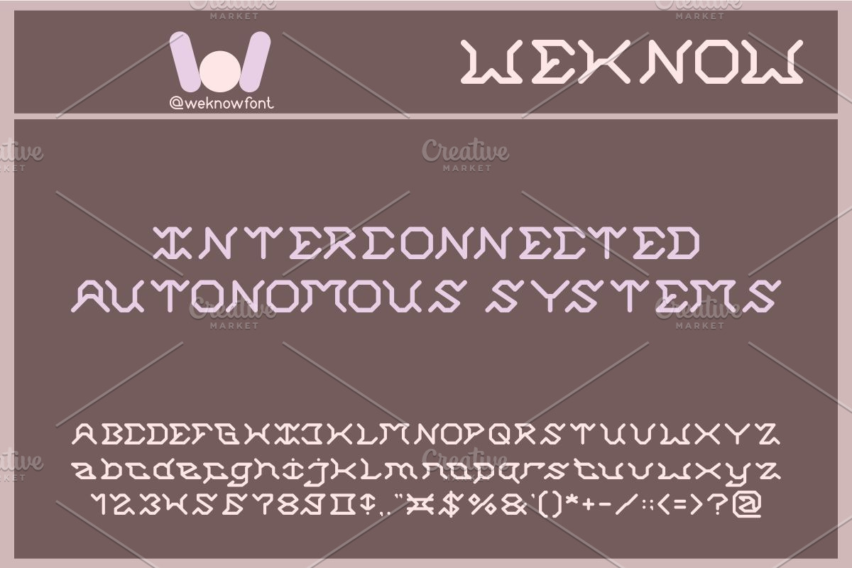 Wireless World font, a Font by weknow (Photo 5 of 8)