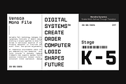GC Vensca Mono - Modern Monospace, a Sans Serif Font by Glyphonic (Thumbnail 8 of 15)