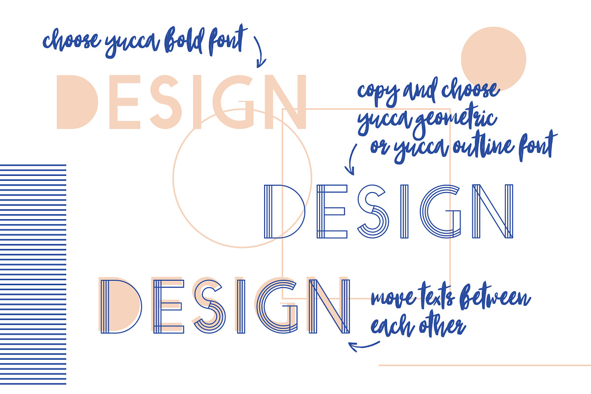 Yucca Display Font Set preview 2
