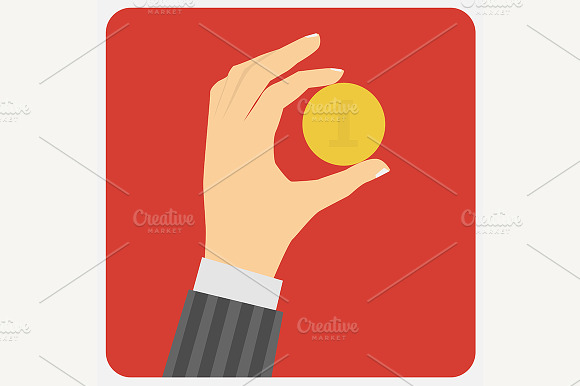Hand With Coins