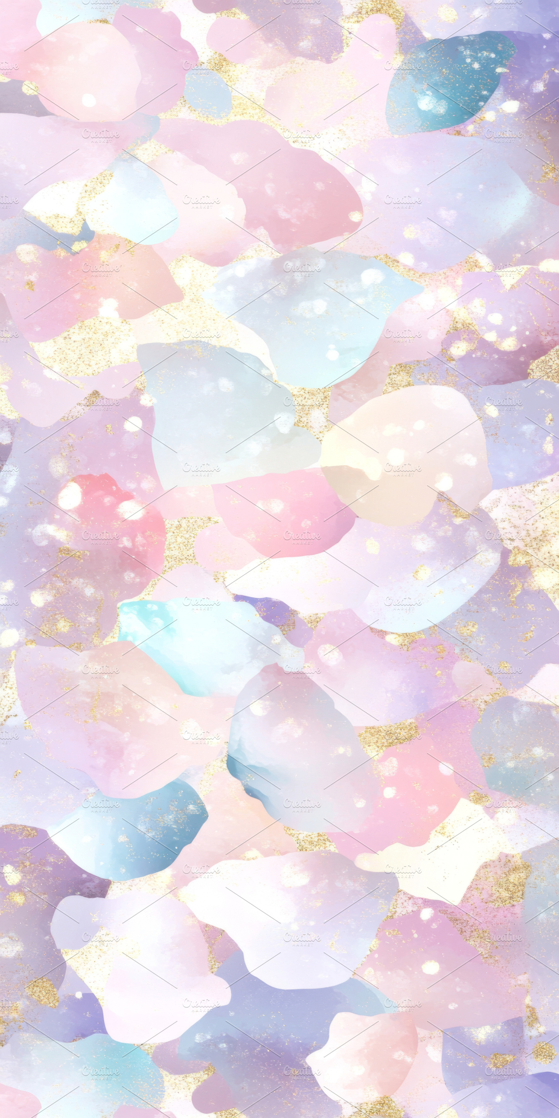Delicate floral pattern with pastel, a Photo by Dvoevnore photos