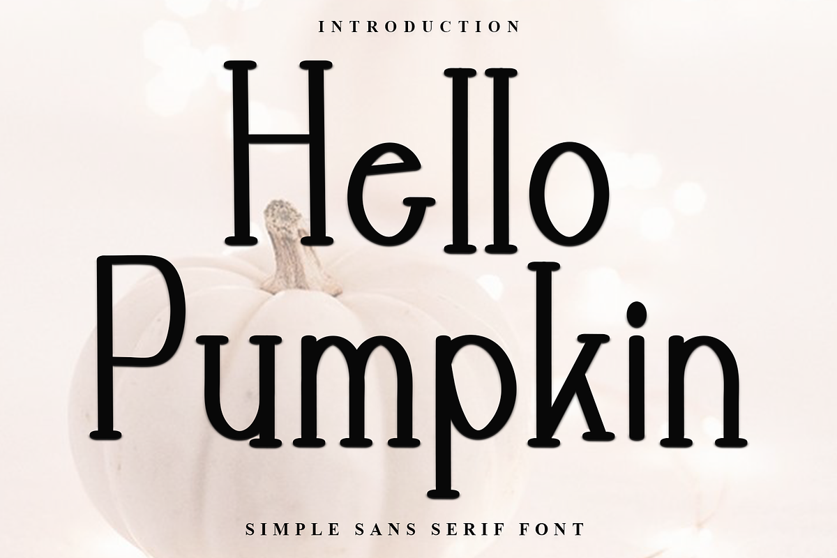 Hello Pumpkin, a Script Font by FreshTypeINK (Photo 1 of 7)