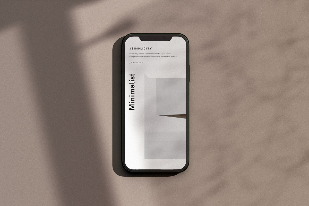 Gariot Phone Mockups Natural Shadows, a Product Mockup by Goashape Studio (Photo 2 of 9)