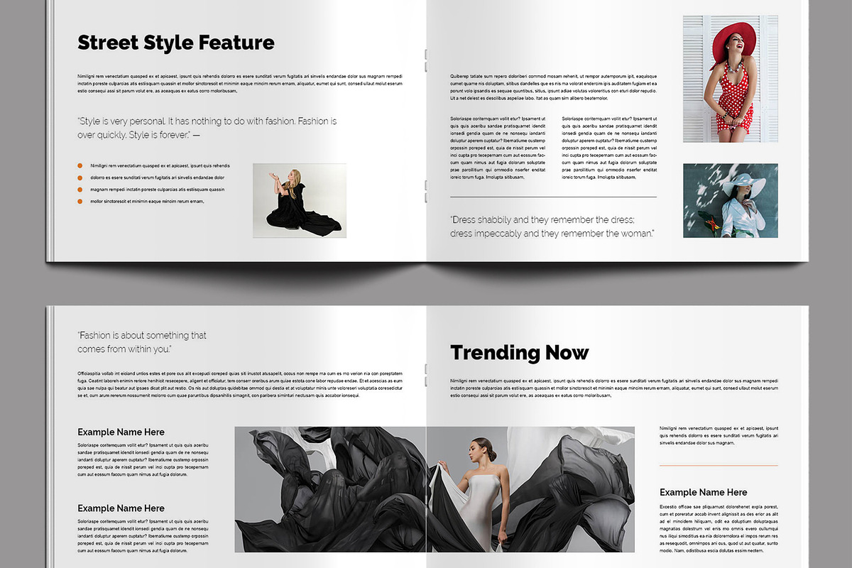 Fashion Magazine Design Layout, a Magazine Template by MightyDesign (Photo 4 of 8)