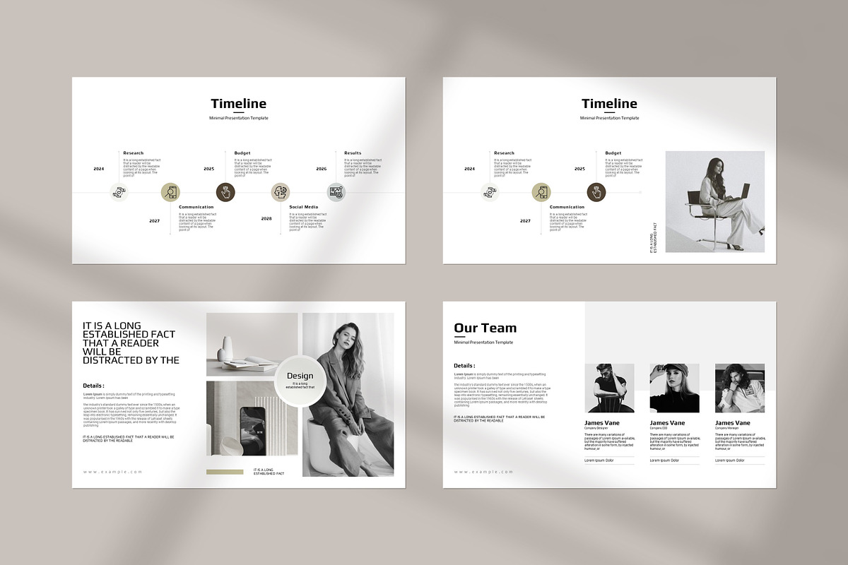 Minimal Presentation Template, a Presentation Template by PrintIdea (Photo 5 of 10)