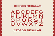 Cedros Typeface, a Sans Serif Font by NienowBrand (Thumbnail 2 of 5)