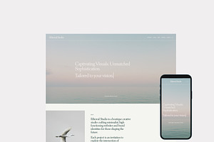 Ethereal Studio Squarespace Template, a Squarespace Template by Gem Media