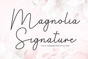 Magnolia Signature | Script Font, a Handwritten Font by Scratchones (Thumbnail 1 of 8)