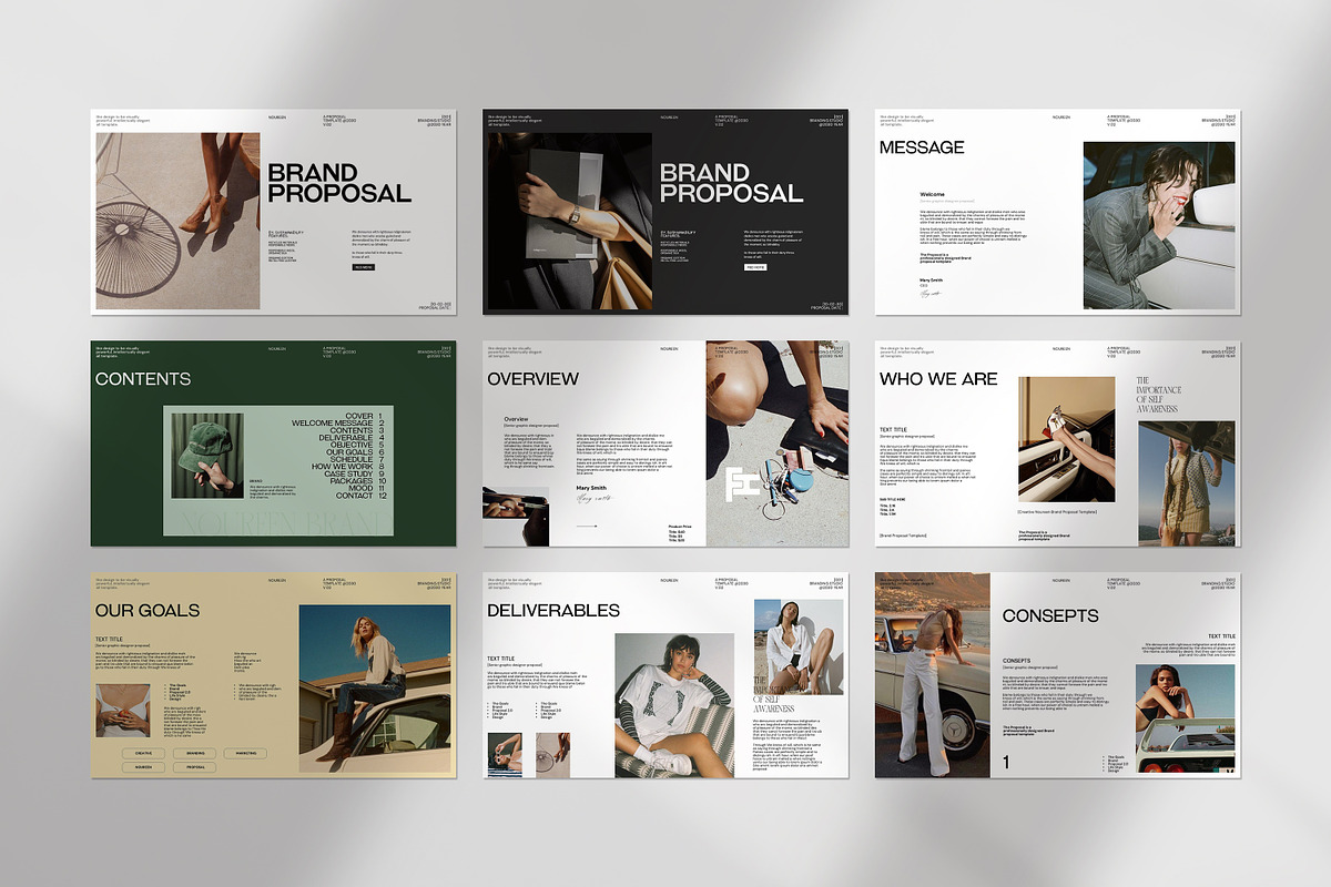 Noureen Brand Proposal Presentation, a Presentation Template by evgenystudio (Photo 6 of 10)