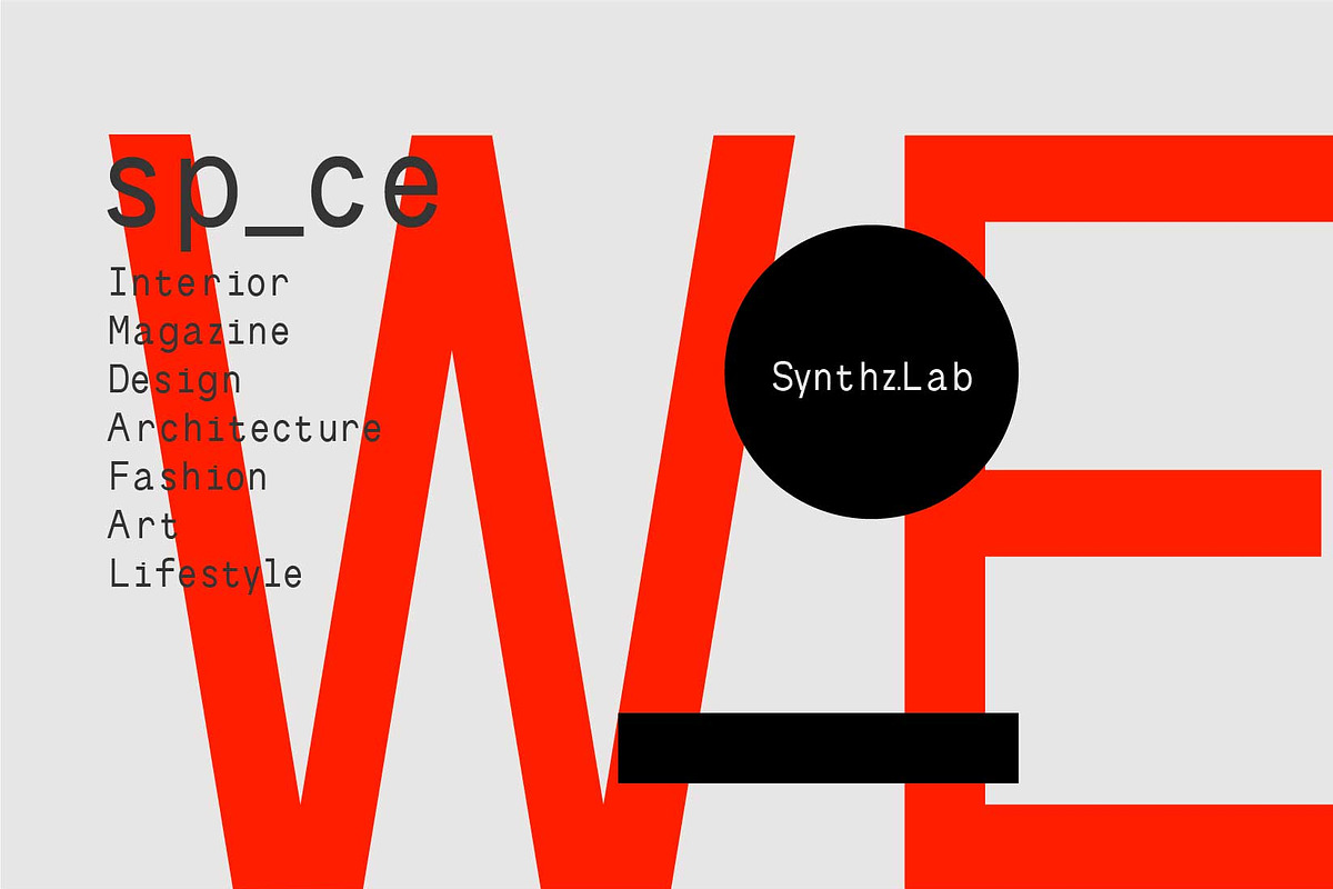 Synthz Mono, a Sans Serif Font by Portion.Labs (Photo 2 of 10)