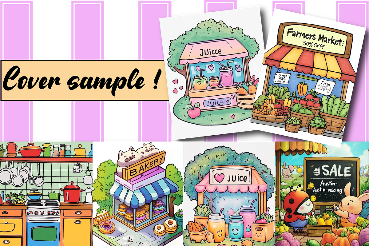 Little Corner Cute Comfy Coloring, an Animal Illustration by Printable Design Store (Photo 2 of 4)