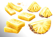 Tropical Pineapple. Hand painted, a Food Illustration by Daria Ustiugova (Thumbnail 23 of 28)