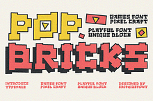 Pop Bricks Font