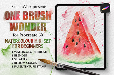 One Brush Wonder Watercolour