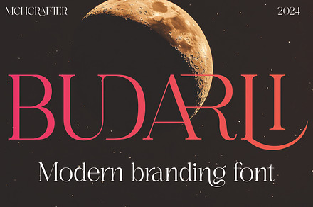 Budarli | Modern Serif Display Font
