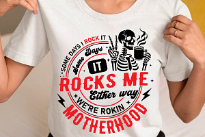 Skelton Motherhood Svg Png T-Shirt, an Object Graphic by Digi_Design_World