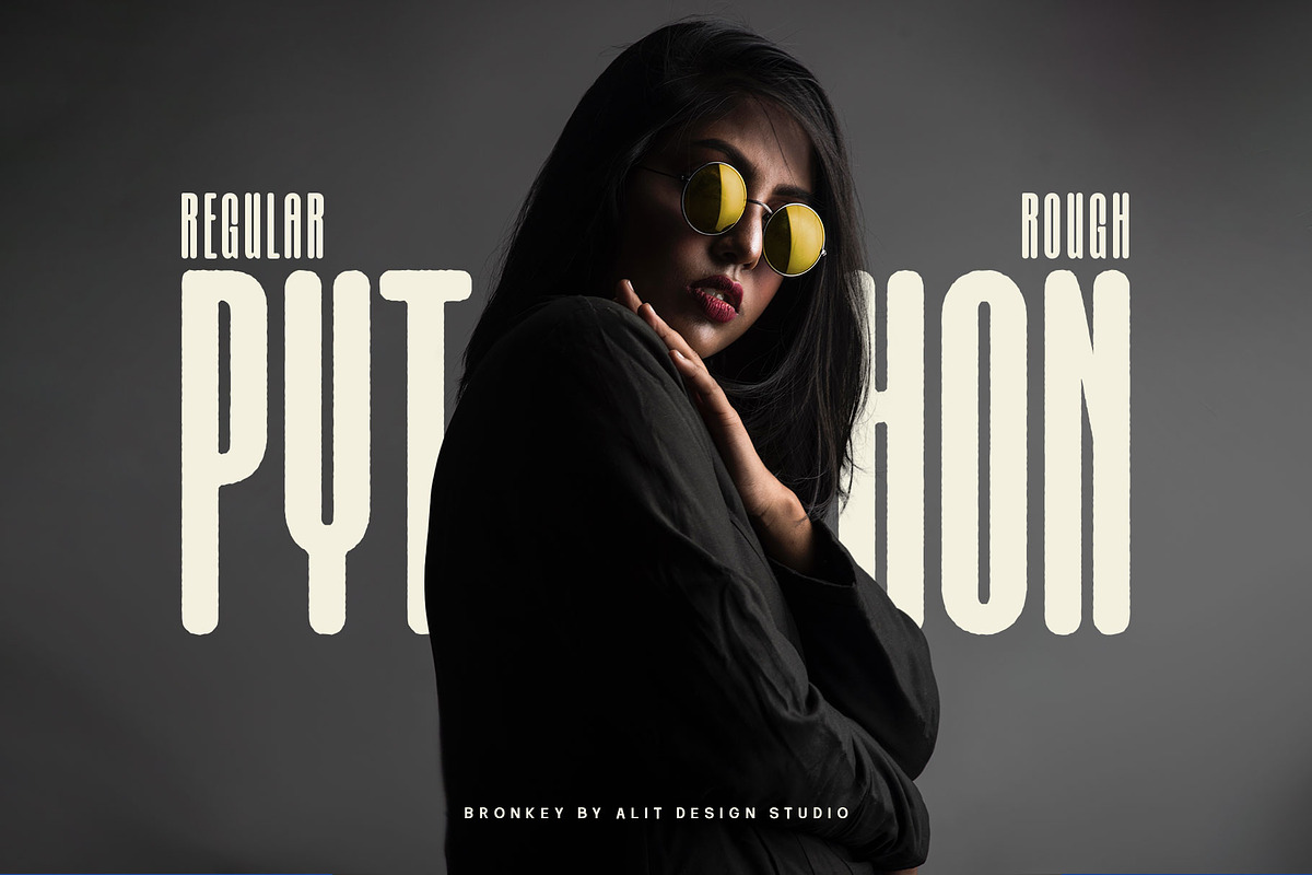 BRONKEY Typeface, a Sans Serif Font by alit design (Photo 6 of 22)