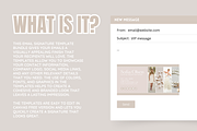 Email Signature Template Bundle, an Email Template by SunshineStudioBoutique (Thumbnail 2 of 9)