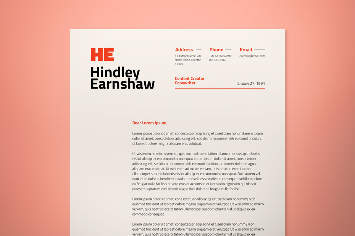 Professional Resume & Cover Letter, a Resume Template by The Good Store (Photo 3 of 3)